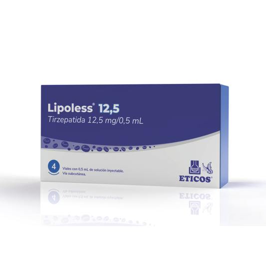 Lipoless 12,5 mg. - 4 Viales De Solución inyectable
