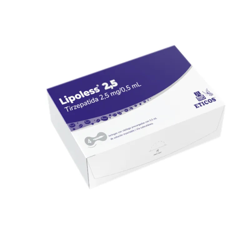Lipoless 2,5 mg - 4 Jeringas Prellenadas