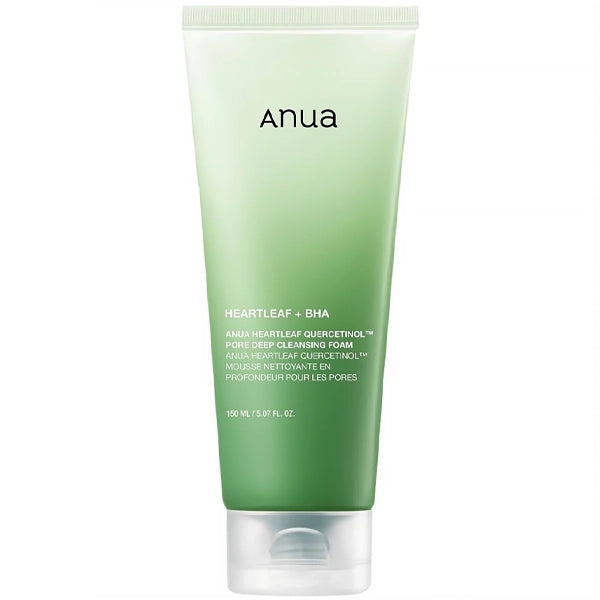 Anua, Heartleaf Quercetinol™ Pore Deep Cleansing Foam, 5.07 fl oz (150 ml)