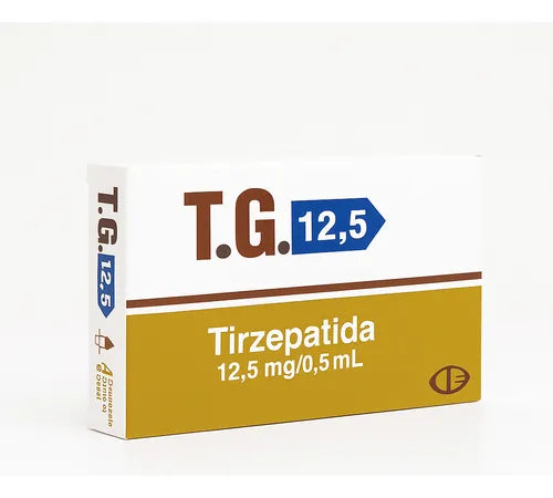 T.G. 12,5 mg/4 Frascos Sol. Iny.