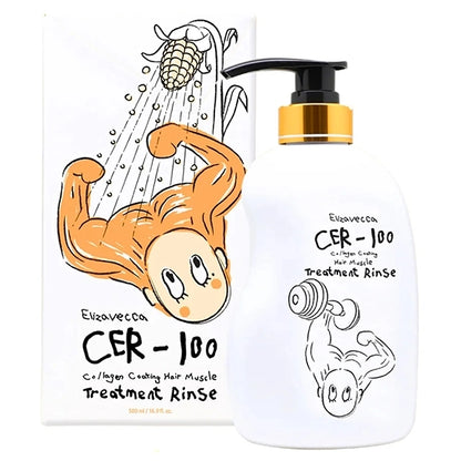 Tratamiento Capilar Elizavecca CER-100 Collagen Coating Hair Muscle Treatment Rinse 500 ml