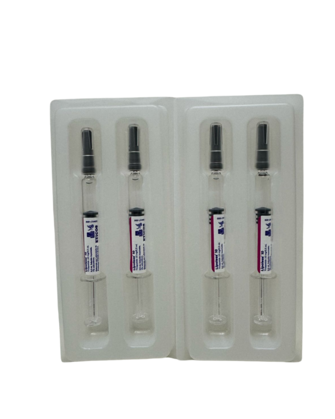 Lipoless 10 mg. - Cont. 4 Jeringas Prellenadas
