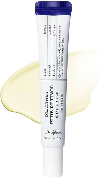 Dr.Althea Pure Retinol 0.15% Cream, Korean Skin Care, 20 ml