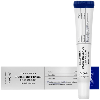 Dr.Althea Pure Retinol 0.15% Cream, Korean Skin Care, 20 ml