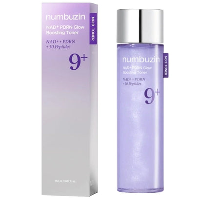Tónico Facial Numbuzin No.9 NAD+ PDRN Glow Boosting de 150 ml