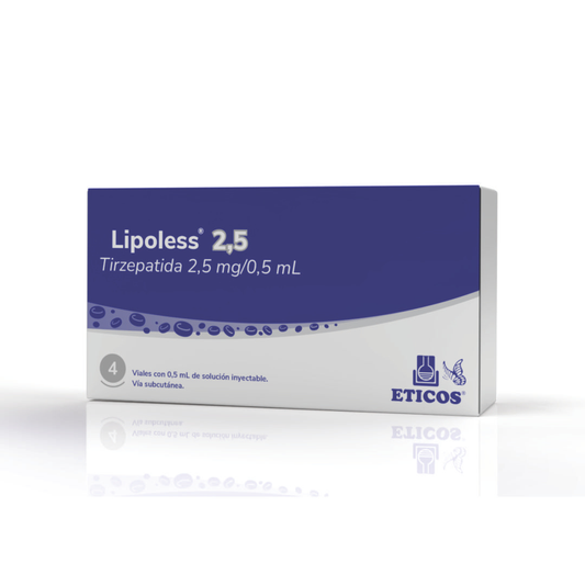 Lipoless 2.5 mg. - 4 Viales de Solución inyectable