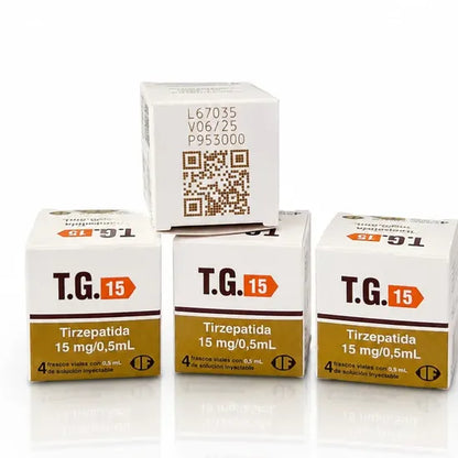 T.G. 15 mg x 4 ampollas con Qr